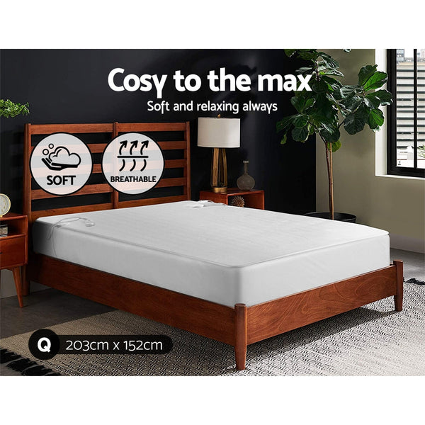 Giselle Bedding Queen Size Electric Blanket Polyester Giselle Bedding