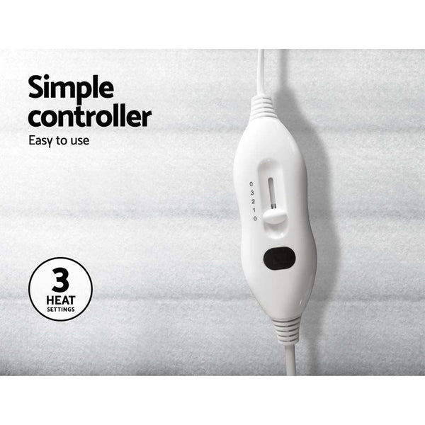 Giselle Bedding Single Size Electric Blanket Polyester Giselle Bedding