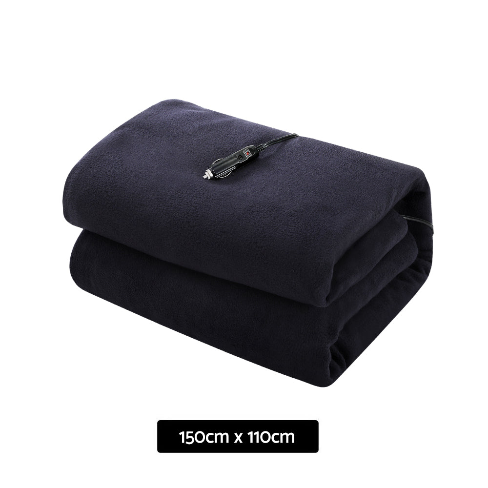 Giselle Electric Heated Blanket Car Truck Throw Rug Travel Camping 12V DC Aut Giselle Bedding
