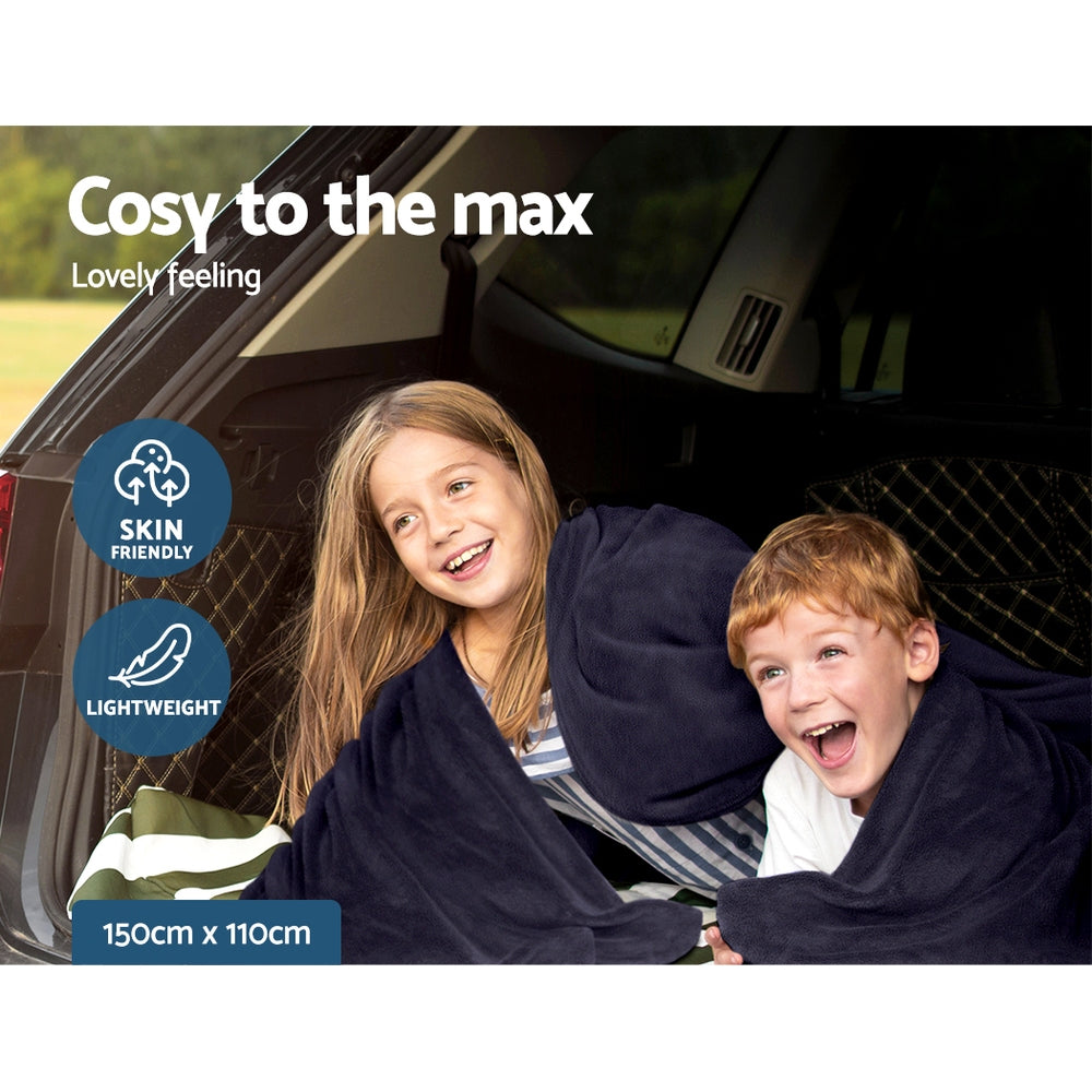 Giselle Electric Heated Blanket Car Truck Throw Rug Travel Camping 12V DC Aut Giselle Bedding