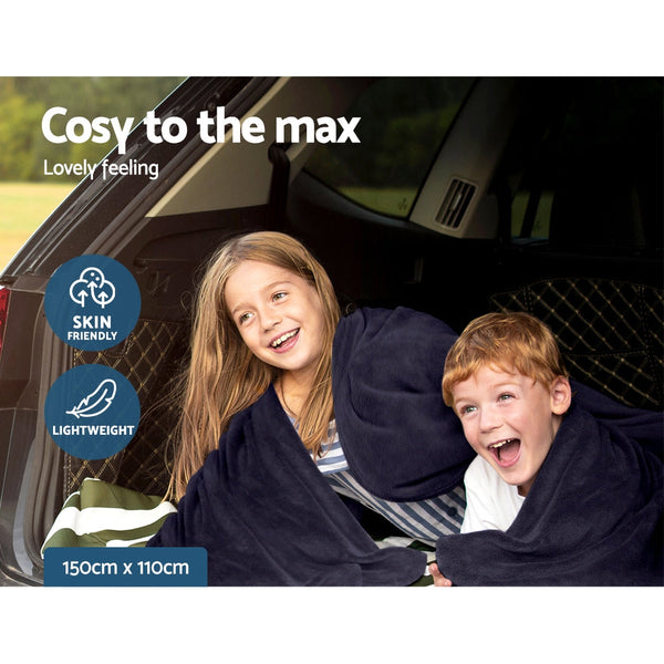 Giselle Electric Heated Blanket Car Truck Throw Rug Travel Camping 12V DC Aut Giselle Bedding