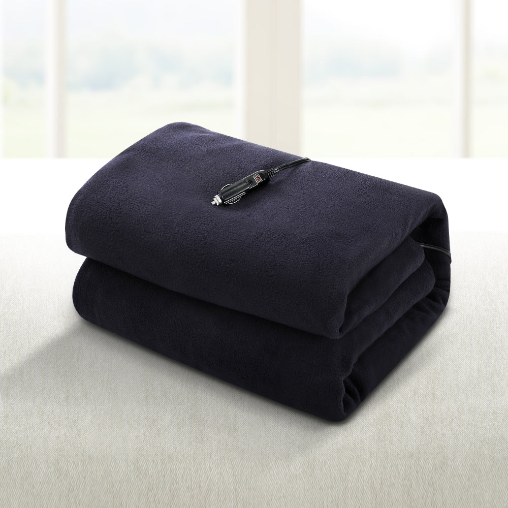 Giselle Electric Heated Blanket Car Truck Throw Rug Travel Camping 12V DC Aut Giselle Bedding