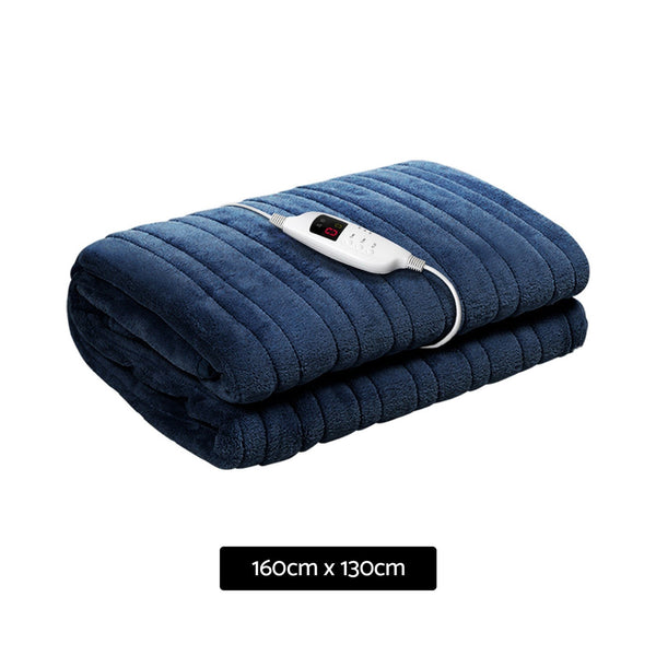 Giselle Bedding Electric Throw Blanket - Navy Giselle Bedding