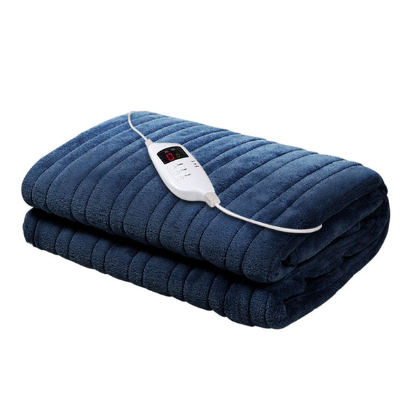 Giselle Bedding Electric Throw Blanket - Navy Giselle Bedding