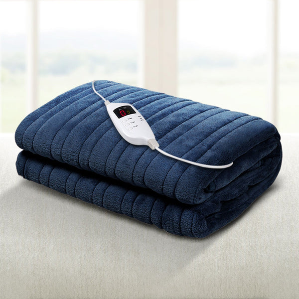 Giselle Bedding Electric Throw Blanket - Navy Giselle Bedding