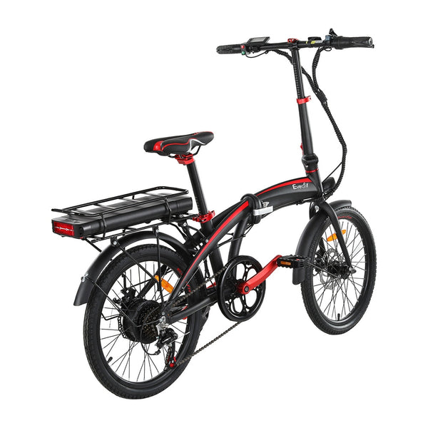 Everfit Folding Electric Bike Urban City Bicycle eBike Rechargeable Battery 250W Everfit