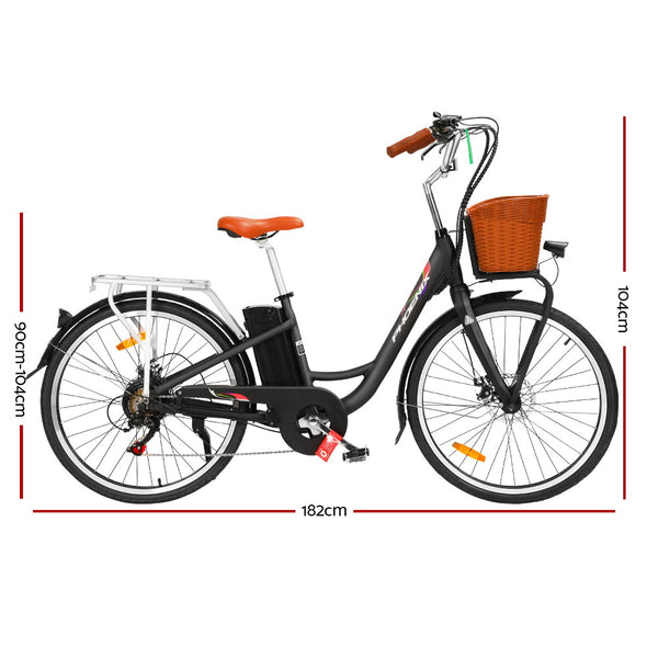 Phoenix 26 inch Electric Bike City Bicycle eBike e-Bike Urban Bikes freeshipping - Awezingly