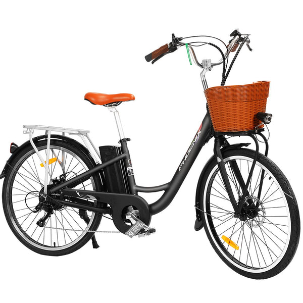 Phoenix 26 inch Electric Bike City Bicycle eBike e-Bike Urban Bikes freeshipping - Awezingly
