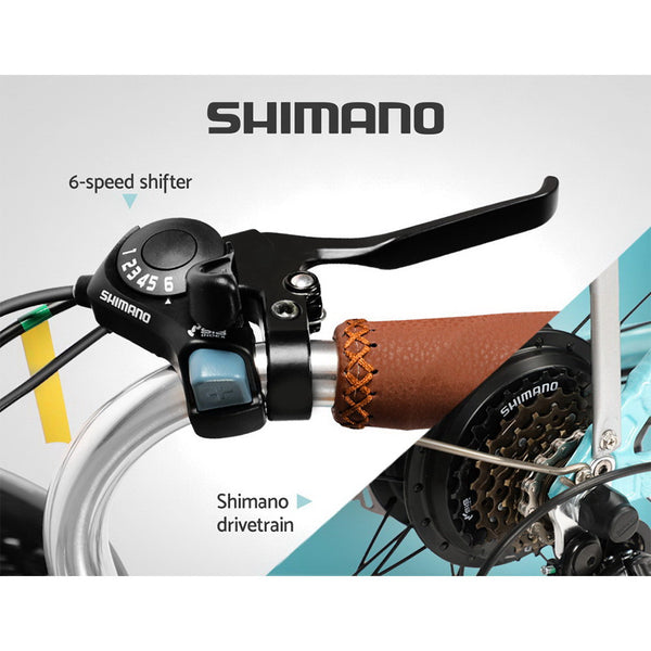 Phoenix 26 inch Electric Bike City Bicycle eBike e-Bike Urban Blue freeshipping - Awezingly