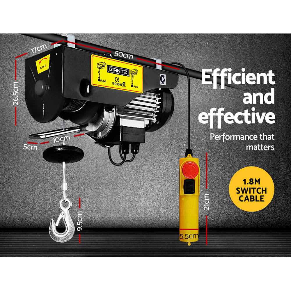 Giantz 1400w Electric Hoist winch Does not apply