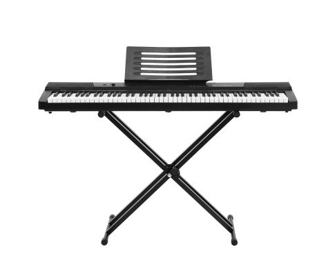Alpha 88 Keys Electronic Piano Keyboard Electric Holder Music Stand Touch Sensitive with Sustain pedal freeshipping - Awezingly