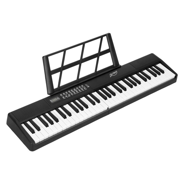 Alpha 61 Keys Foldable Electronic Piano Keyboard Digital Electric w/ Carry Bag Alpha