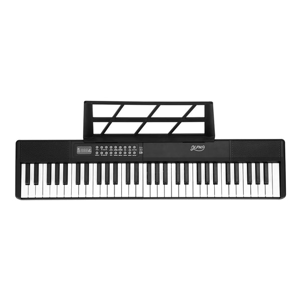 Alpha 61 Keys Foldable Electronic Piano Keyboard Digital Electric w/ Carry Bag Alpha