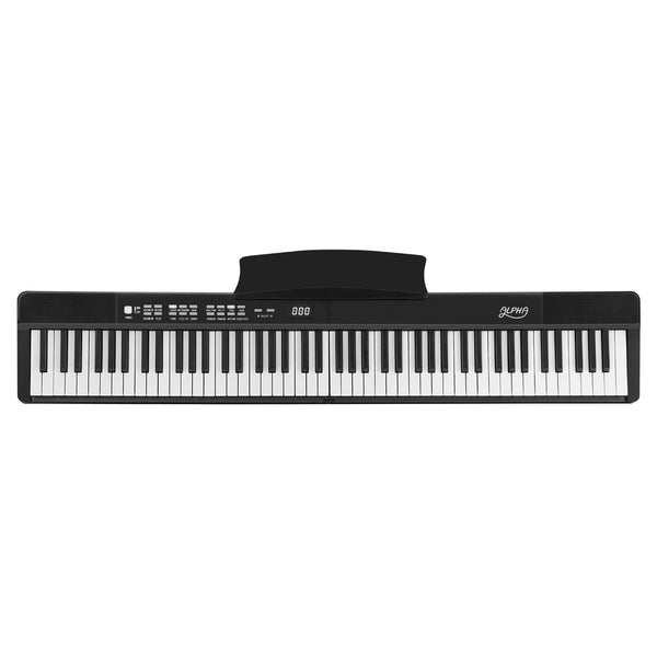 Alpha 88 Keys Foldable Electronic Piano Keyboard Digital Electric w/ Carry Bag Alpha