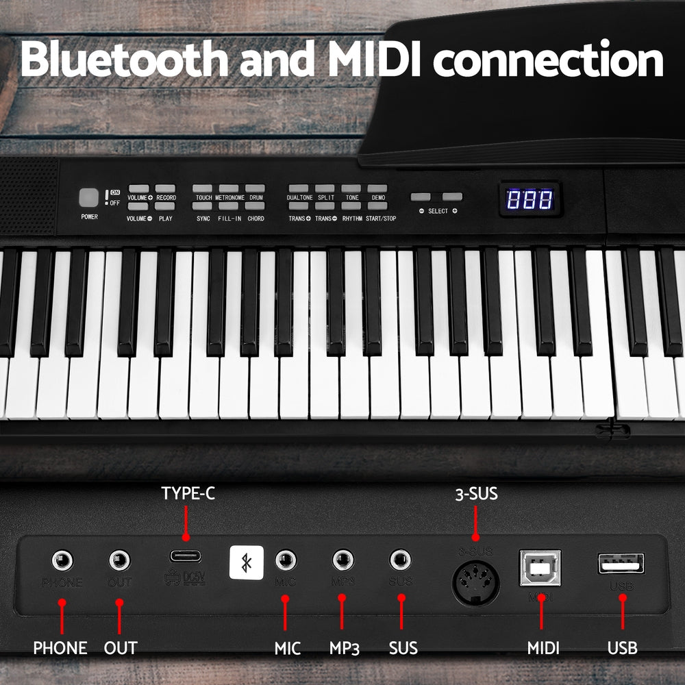 Alpha 88 Keys Foldable Electronic Piano Keyboard Digital Electric w/ Carry Bag Alpha