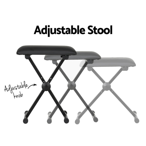 Alpha 61 Keys Electronic Piano Keyboard Digital Electric w/ Stand Stool Touch Alpha