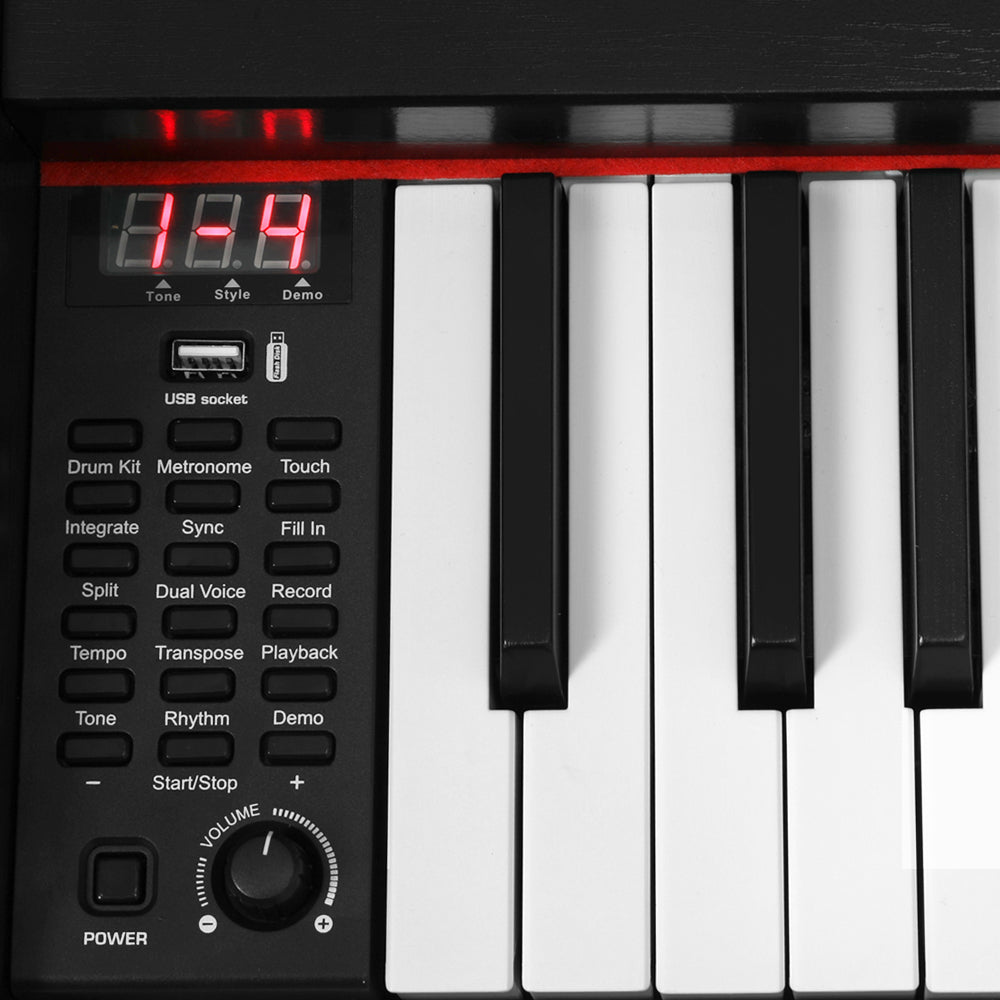 Alpha 88 Keys Electronic Keyboard Digital Piano Full-weighted w/ stand Alpha