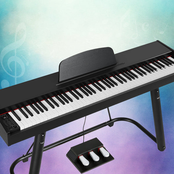 Alpha 88 Keys Electronic Keyboard Digital Piano Full-weighted w/ stand Alpha