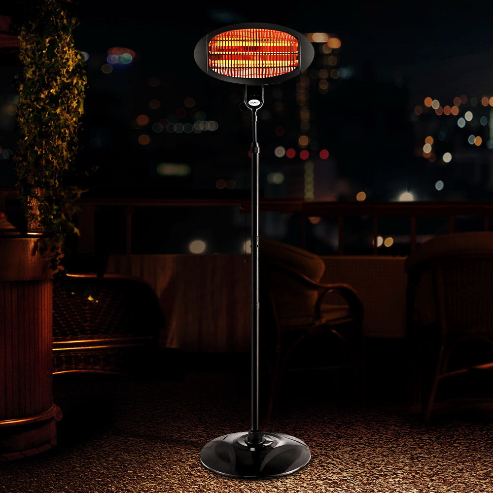Devanti 2000w Electric Portable Patio Strip Heater freeshipping - Awezingly