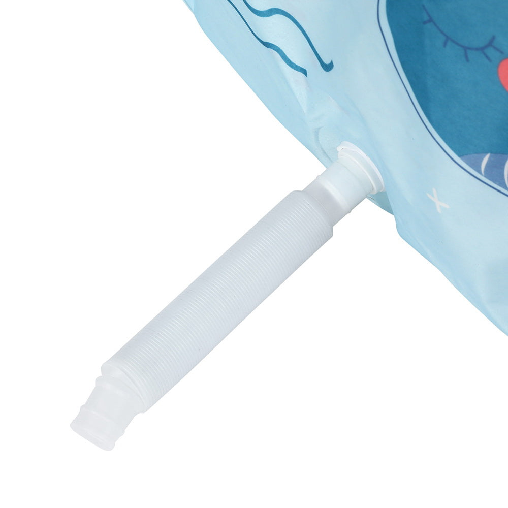 Weisshorn Foldable Bathtub PVC Spa Bucket Inflatable Cushion 134x65cm Blue Weisshorn