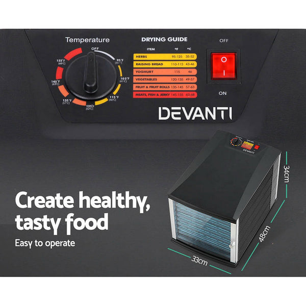 Devanti Commercial Food Dehydrator with 10 Trays freeshipping - Awezingly