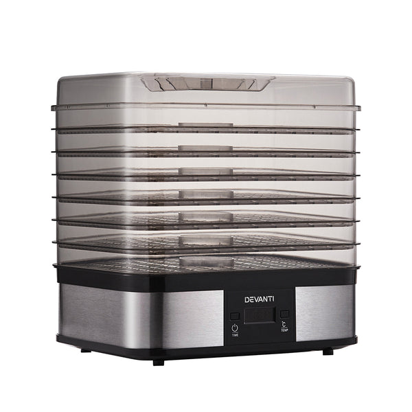 Devanti Food Dehydrator with 7 Trays - Silver freeshipping - Awezingly
