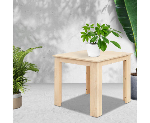 Gardeon Wooden Outdoor Side Beach Table freeshipping - Awezingly