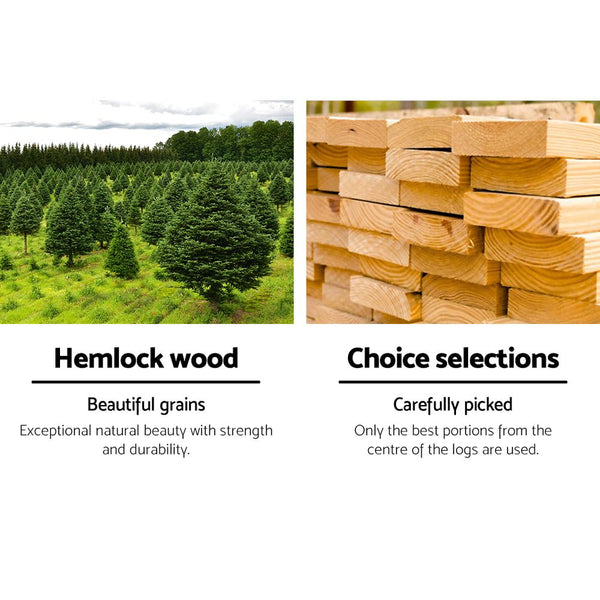 Gardeon Outdoor Sun Lounge Beach Chairs Table Setting Wooden Adirondack Patio Chair Brown freeshipping - Awezingly