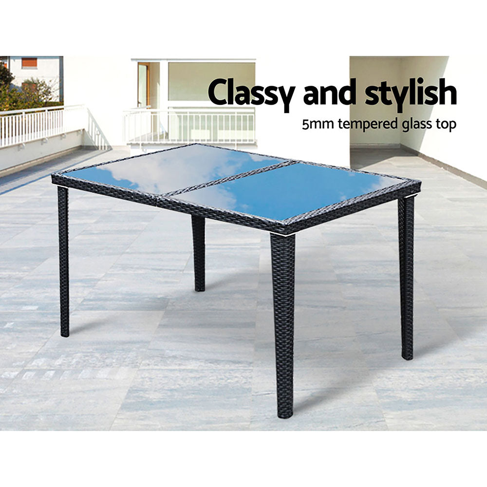 Gardeon Outdoor Furniture 7pcs Dining Set freeshipping - Awezingly