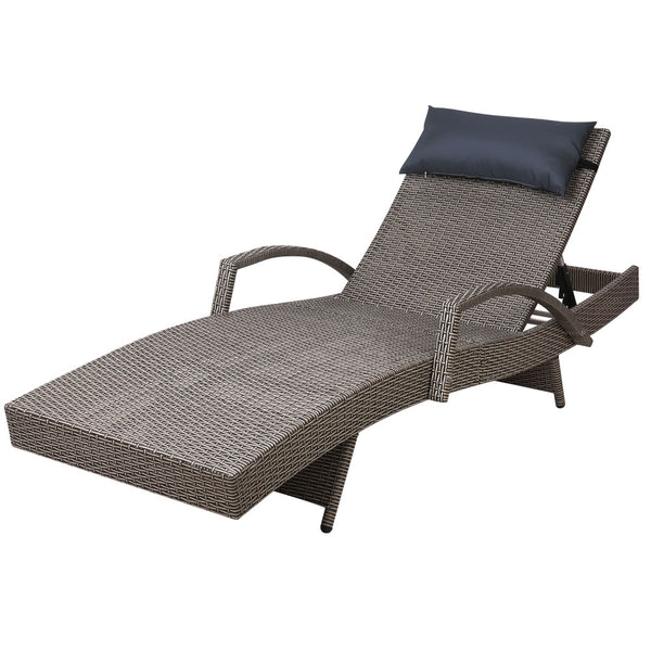 Gardeon Outdoor Sun Lounge Furniture Day Bed Wicker Pillow Sofa Set freeshipping - Awezingly