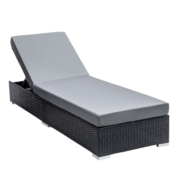 Gardeon Sun Lounge Outdoor Furniture Day Bed Wicker Rattan Garden Sofa freeshipping - Awezingly