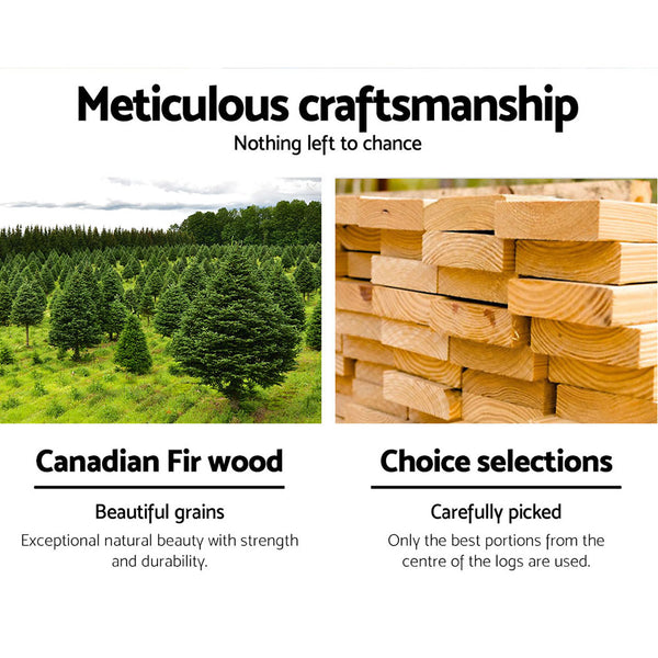 Gardeon Outdoor Storage Bench Box Wooden Garden Chair 2 Seat Timber Furniture freeshipping - Awezingly