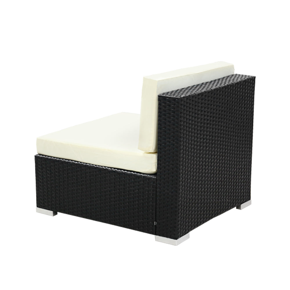 2PC Gardeon Outdoor Furniture Sofa Set Wicker Rattan Garden Lounge Chair Setting freeshipping - Awezingly