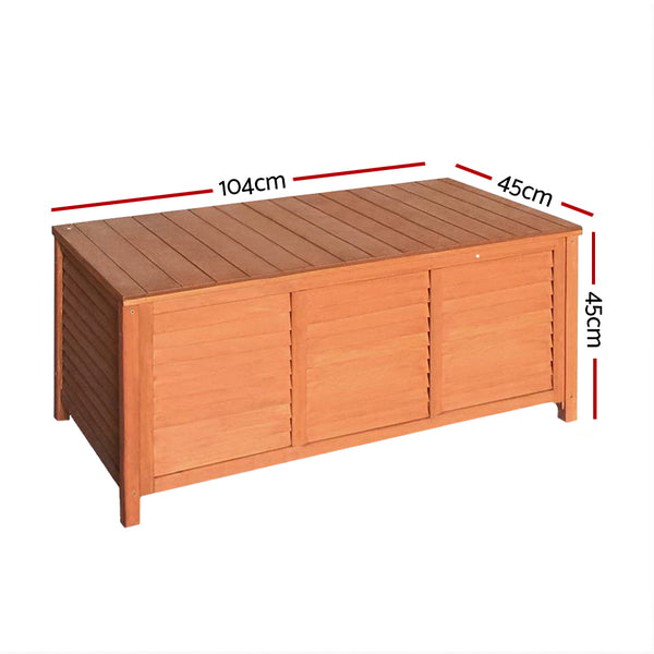 Gardeon Outoor Fir Wooden Storage Bench freeshipping - Awezingly
