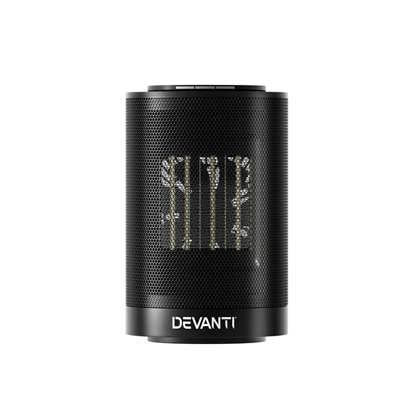 Devanti Electric Fan Heater Portable Ceramic Standing Room Office Heaters 1200W Devanti