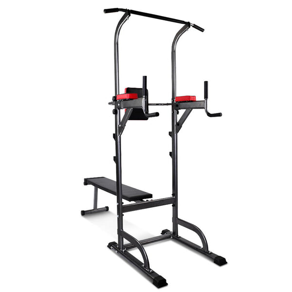 Everfit Power Tower 9-IN-1 Multi-Function Station Fitness Gym Equipment freeshipping - Awezingly
