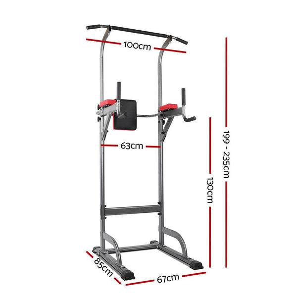 Everfit Power Tower 4-IN-1 Multi-Function Station Fitness Gym Equipment Everfit