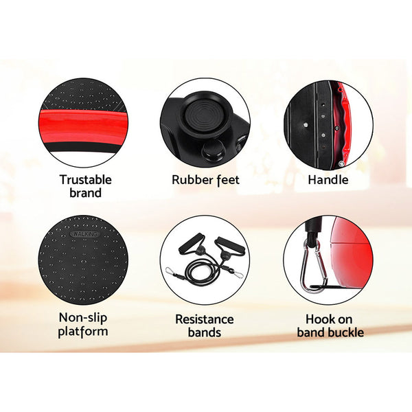 Everfit Vibration Machine Plate - Gym Fitness Red Everfit