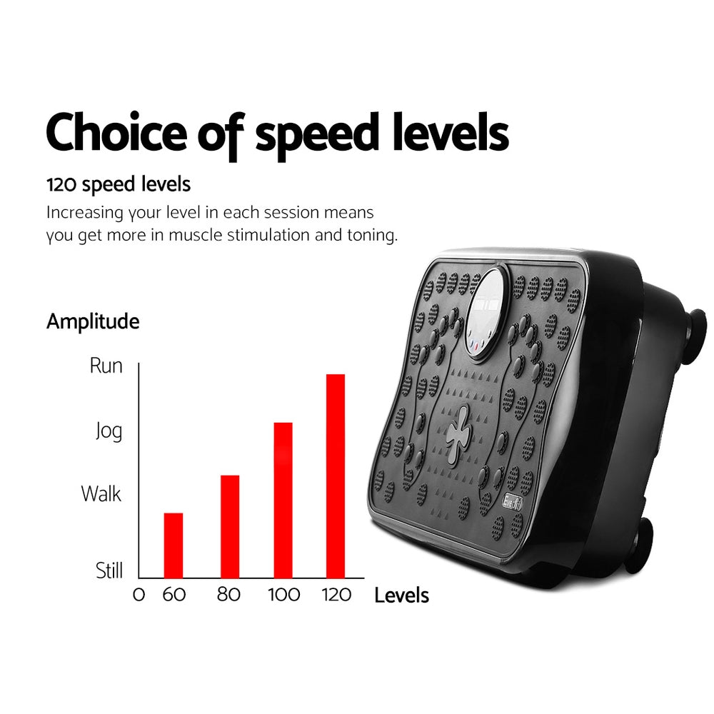 Everfit Vibration Machine Machines Platform Plate Vibrator Exercise Fit Gym Home Everfit