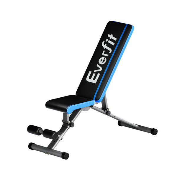 Everfit 330KG Weight Bench 10 Levels Adjustable FID Bench Home Gym Bench Press Everfit