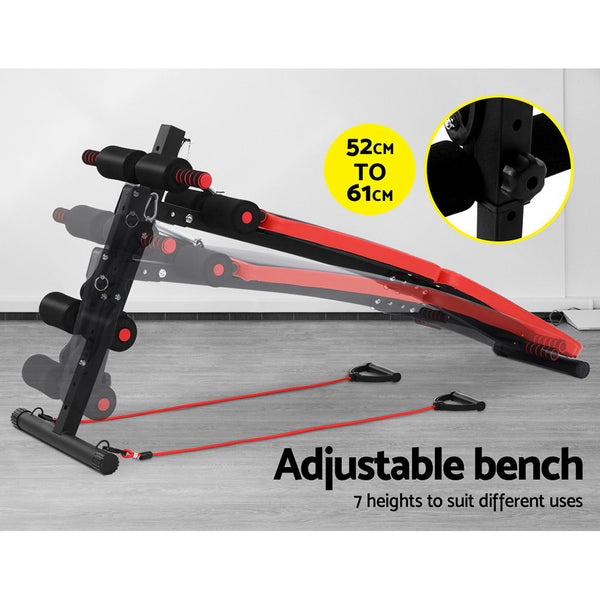 Everfit Adjustable Sit Up Bench Press Decline freeshipping - Awezingly
