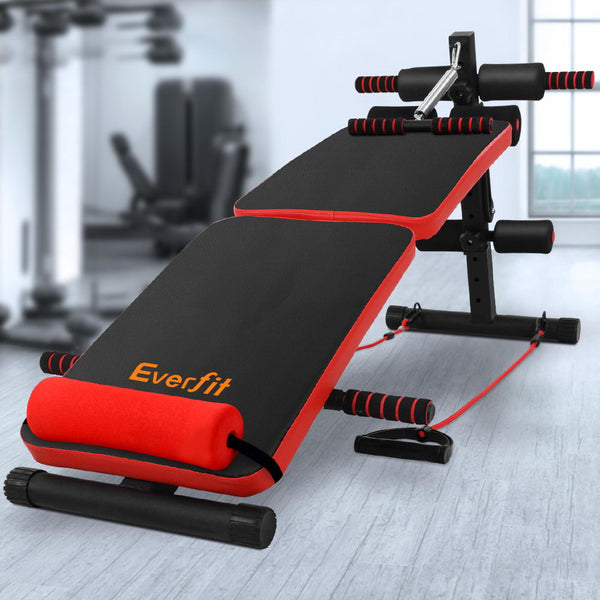 Everfit Adjustable Sit Up Bench Press Decline freeshipping - Awezingly
