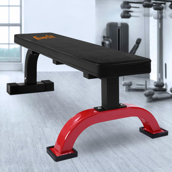 Everfit Fitness Flat Bench Weight Press Gym Home Strength Training Exercise freeshipping - Awezingly