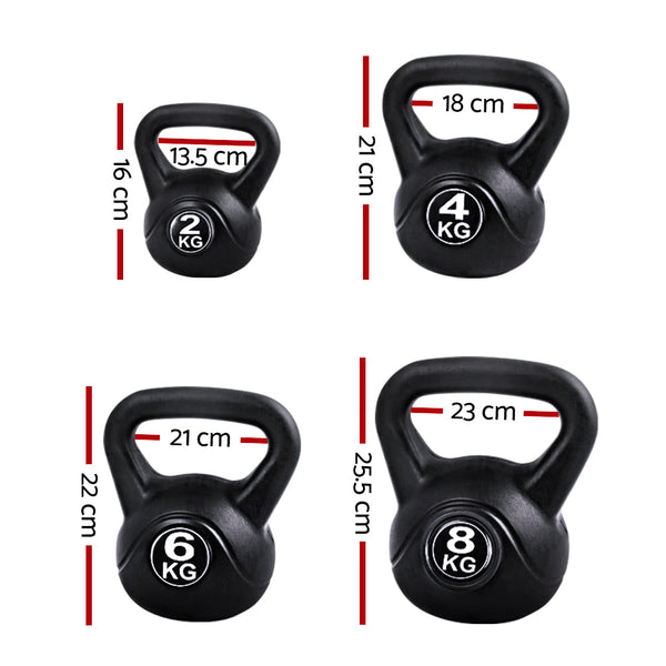 22kg Kettlebell Kettlebells Set Kettle Bell Bells Kit Weight Fitness Exercise Does not apply