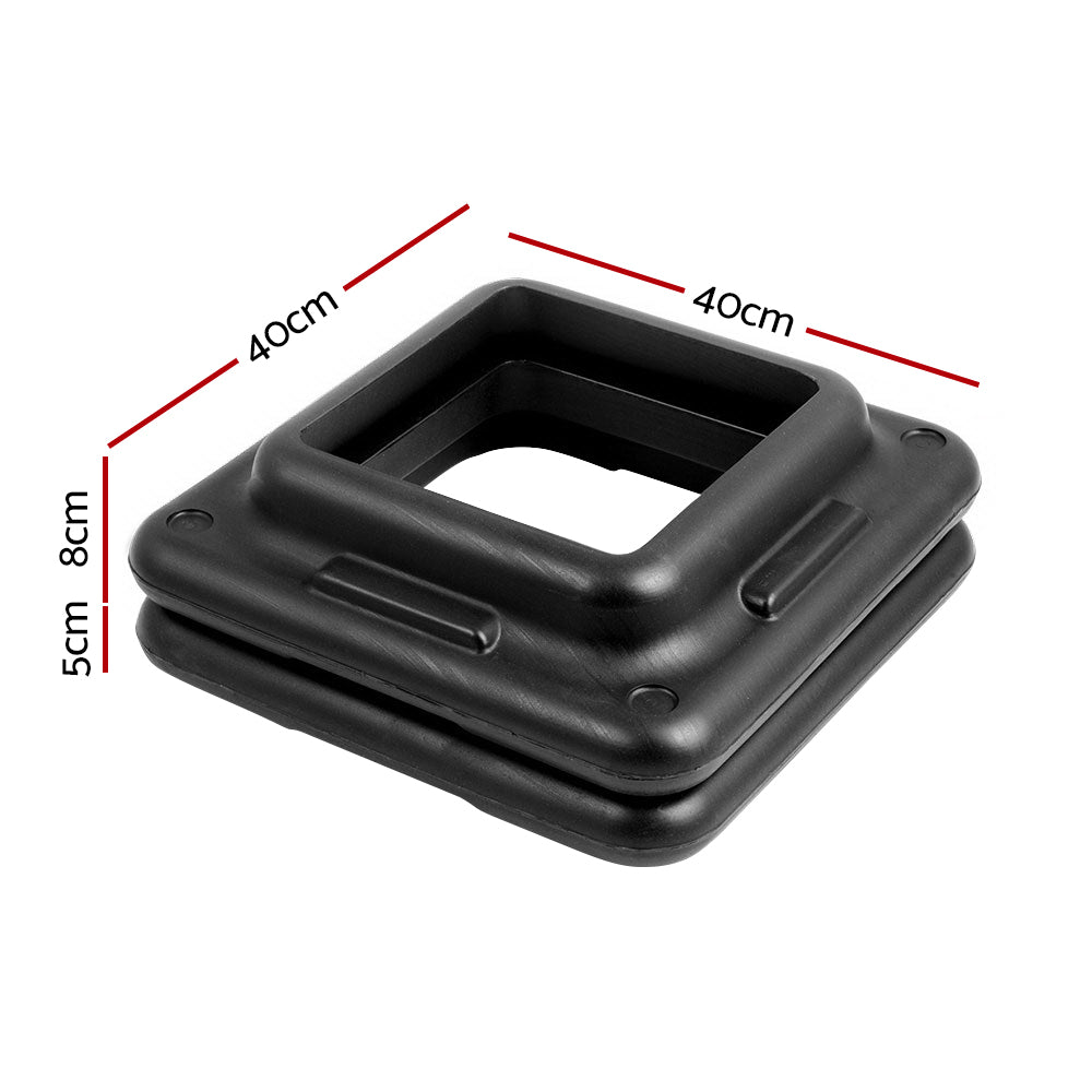 Everfit Set of 2 Aerobic Step Risers Exercise Stepper Block Fitness Gym Workout Bench Everfit