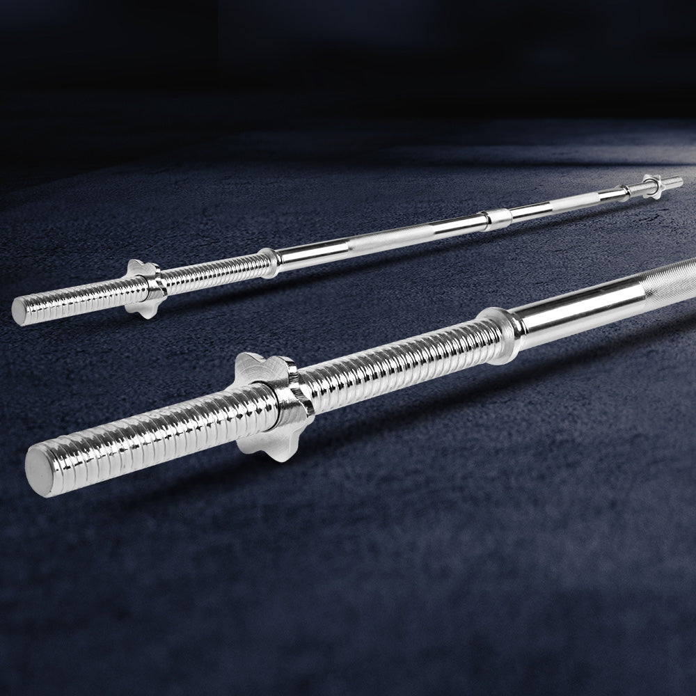 5.5FT Barbell Bar Steel Fitness Exercise Weight Press Gym Home 168CM Does not apply