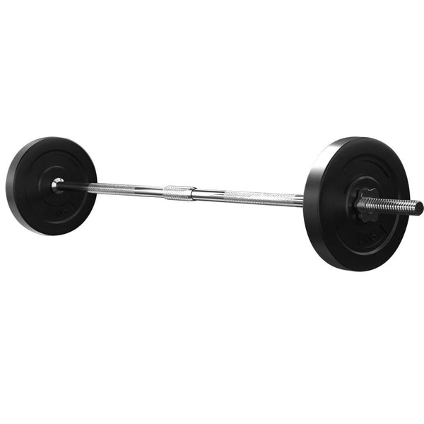 18KG Barbell Weight Set Plates Bar Bench Press Fitness Exercise Home Gym 168cm Does not apply