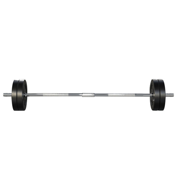 48KG Barbell Weight Set Plates Bar Bench Press Fitness Exercise Home Gym 168cm Does not apply