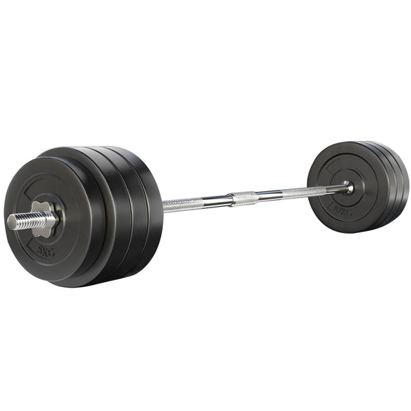 78KG Barbell Weight Set Plates Bar Bench Press Fitness Exercise Home Gym 168cm Does not apply