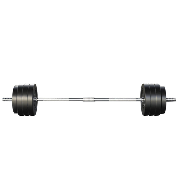 78KG Barbell Weight Set Plates Bar Bench Press Fitness Exercise Home Gym 168cm Does not apply